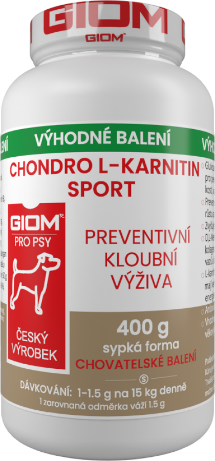 GIOM Chondro L-carnitine SPORT 400 g  powder