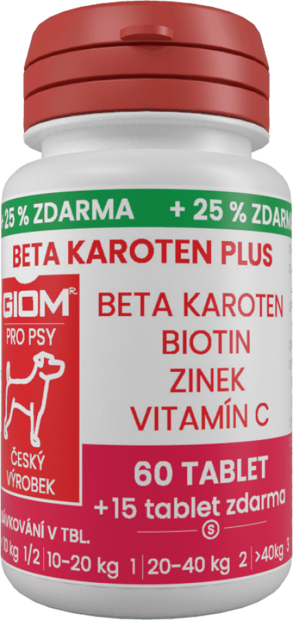 GIOM Beta-carotene PLUS 60 tablets  + 25 % extra free