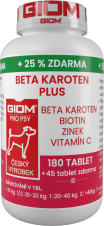 GIOM Beta-carotene PLUS 180 tablets  + 25 % extra free