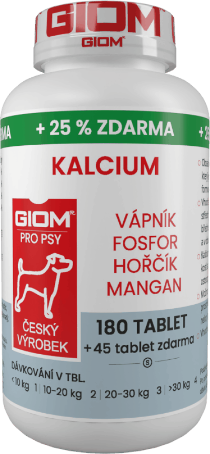 GIOM Calcium 180 tablets  + 20% extra free
