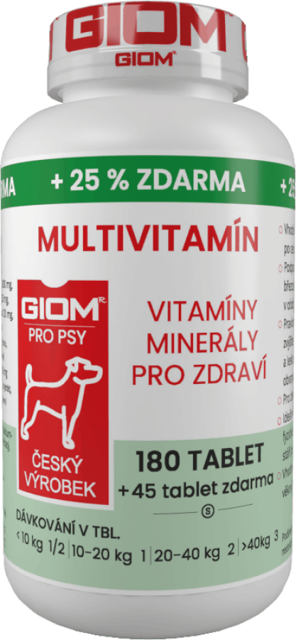 GIOM Multivitamin 180 tablets  + 20% extra free