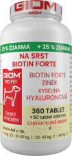 GIOM For coat Biotin FORTE 360 tablets  + 20% extra free 