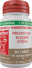 GIOM Chondro L-carnitine SPORT 60 tablets  + 25 % extra free
