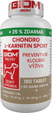 GIOM Chondro L-carnitine SPORT 180 tablets + 25 % extra free
